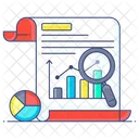 Trend Evaluation Trend Analysis Current Analysis Icon