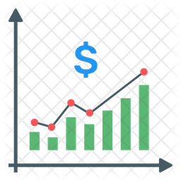 Trend Analysis Icon - Download in Flat Style