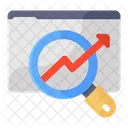 Trend Analysis Web Searching Seo Icon