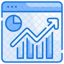 Trend chart  Icon