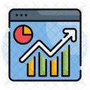 Trend chart  Icon