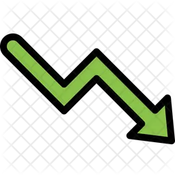 Trend down  Icon