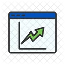 Trend In Graph  Icon