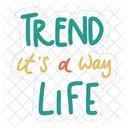 Sticker Positivity Motivation Icon