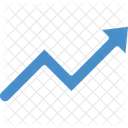 Graph Analytics Growth Symbol