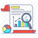 Trendbewertung Trendanalyse Aktuelle Analyse Symbol