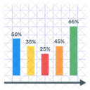 Datenwachstum Geschaftswachstum Datenanalyse Symbol