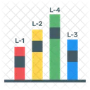 Datenwachstum Geschaftswachstum Datenanalyse 아이콘