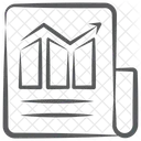 Diagrammbericht Balkendiagramm Geschaftsbericht Symbol