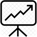 Trenddiagramm Geschaftswachstumsdiagramm Symbol