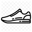 Trendige Sneaker Symbol