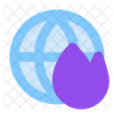 Trending Hot Topics Internet Icon