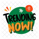 Trending Now Promotional Marketing Icon