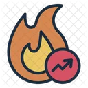 Trends Flame Fire Icon