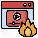 Trendvideo  Symbol