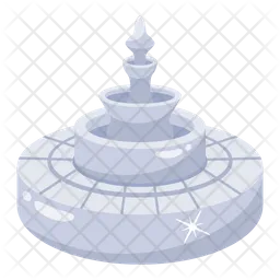 Trendy Fountain  Icon