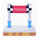 End Line Finish Line Game Line Icon