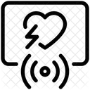 Romantisch Trennung Kaputt Symbol