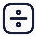 Dividieren Zeichen Quadrat Symbol