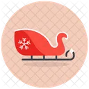 Treno De Natal Treno De Papai Noel Esqui Na Neve Ícone