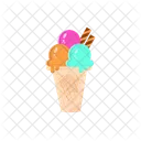 Tres bolas de helado  Icon