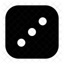 Tres Dados Dados Juegos De Azar Icono