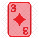 Tres de diamantes  Icon