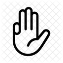 Tres dedos  Icono