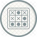 Tres En Raya Juego Estrategia Icono