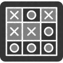 Tres En Raya Juego Estrategia Icono
