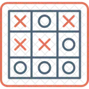 Tres En Raya Juego Estrategia Icono