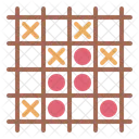 Tres En Raya Cruces Circulo Icono