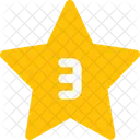 Tres Estrellas Calificacion Revision Icono