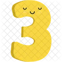 3 Tres Numero Icon