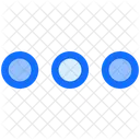 Tres Puntos Interfaz Navegacion Icono