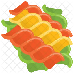 Tri Color Pasta  Icon