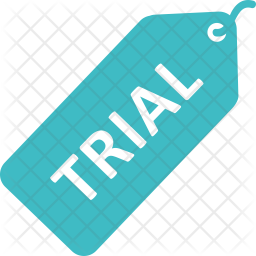 Trial Icon - Download in Glyph Style
