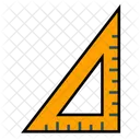 Triangle Geometry Tool Ruler Icône