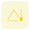 Triangle Triangle Stick Music Instrument Icon