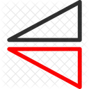Triangle Arrow Direction Icon
