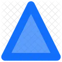 Math Symbols Triangle Thin Icon