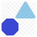 Triangle and octagon  Icon