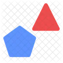 Triangle And Pentagon  Icon