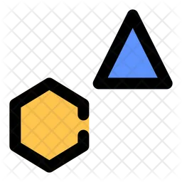 Triangle And Polygon  Icon