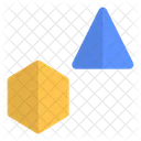 Triangle and polygon  Icon