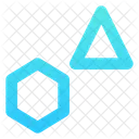 Triangle And Polygon  Icon