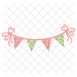 Triangle Bunting  Icon