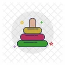 Toy Pyramid Baby Icon