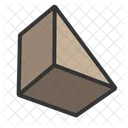 Triangle Cube Shapes D Icon