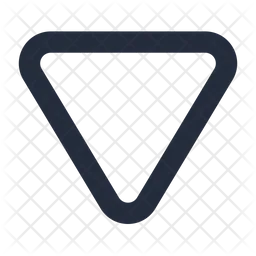 Triangle down  Icon